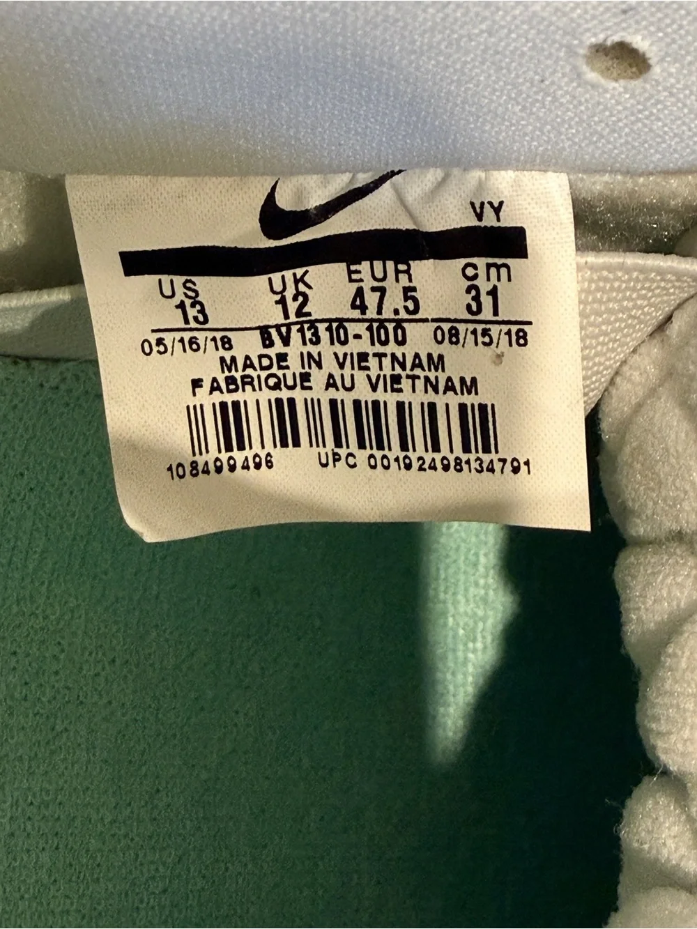 Nike SB Dunk Low Diamond Supply Co White Diamond Size 13M BV1310-100 DS OG ALL